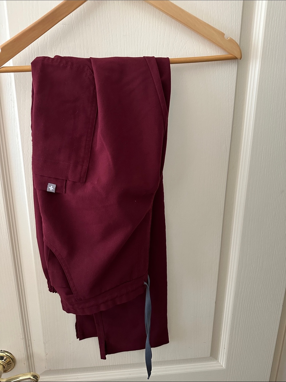 Figs Burgundy Yola Pants Small/Tall